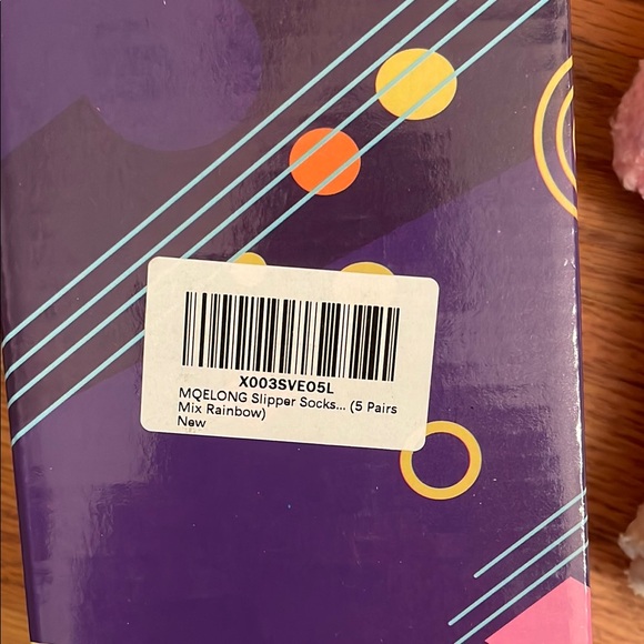 5 pair of Cozy, Soft Slipper Socks. - Picture 3 of 3